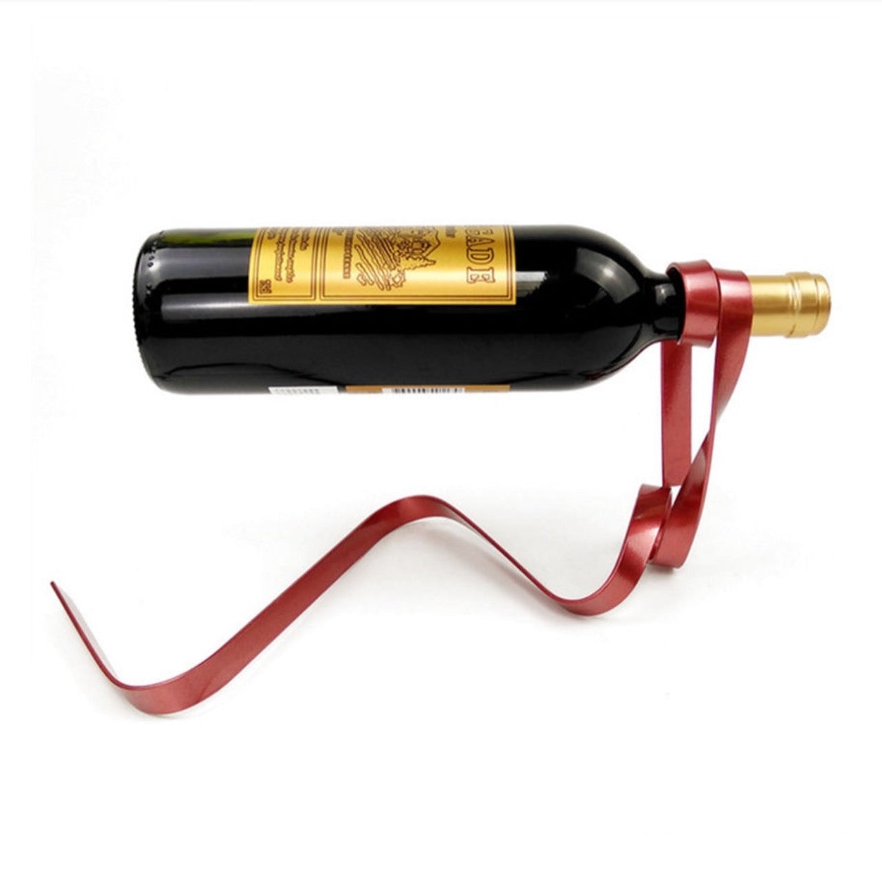 Magic Wine Rack Appears to Defy Gravity