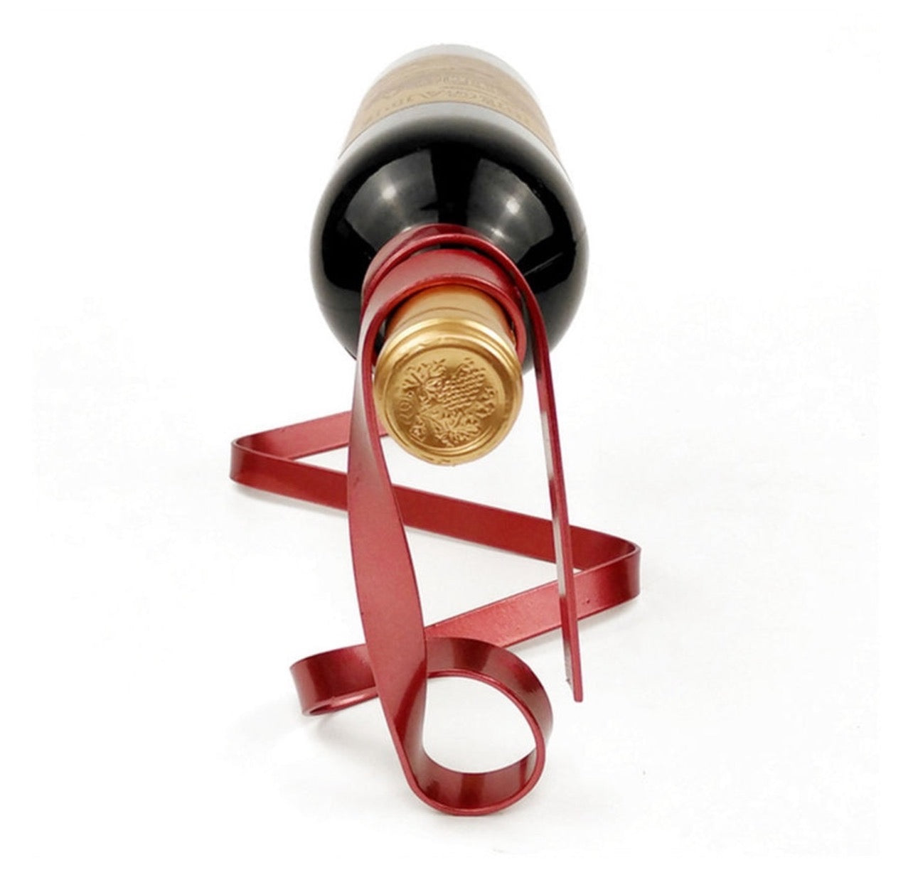 Magic Wine Rack Appears to Defy Gravity